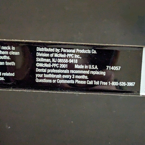 Harry Potter New Rare 2001 Childs Reach Toothbrush 18 Soft Blue Yellow Quidditch - Picture 7 of 7